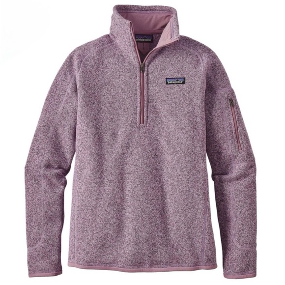 Women's Purple Quarter-Zip Sweater - Picture 2 of 14